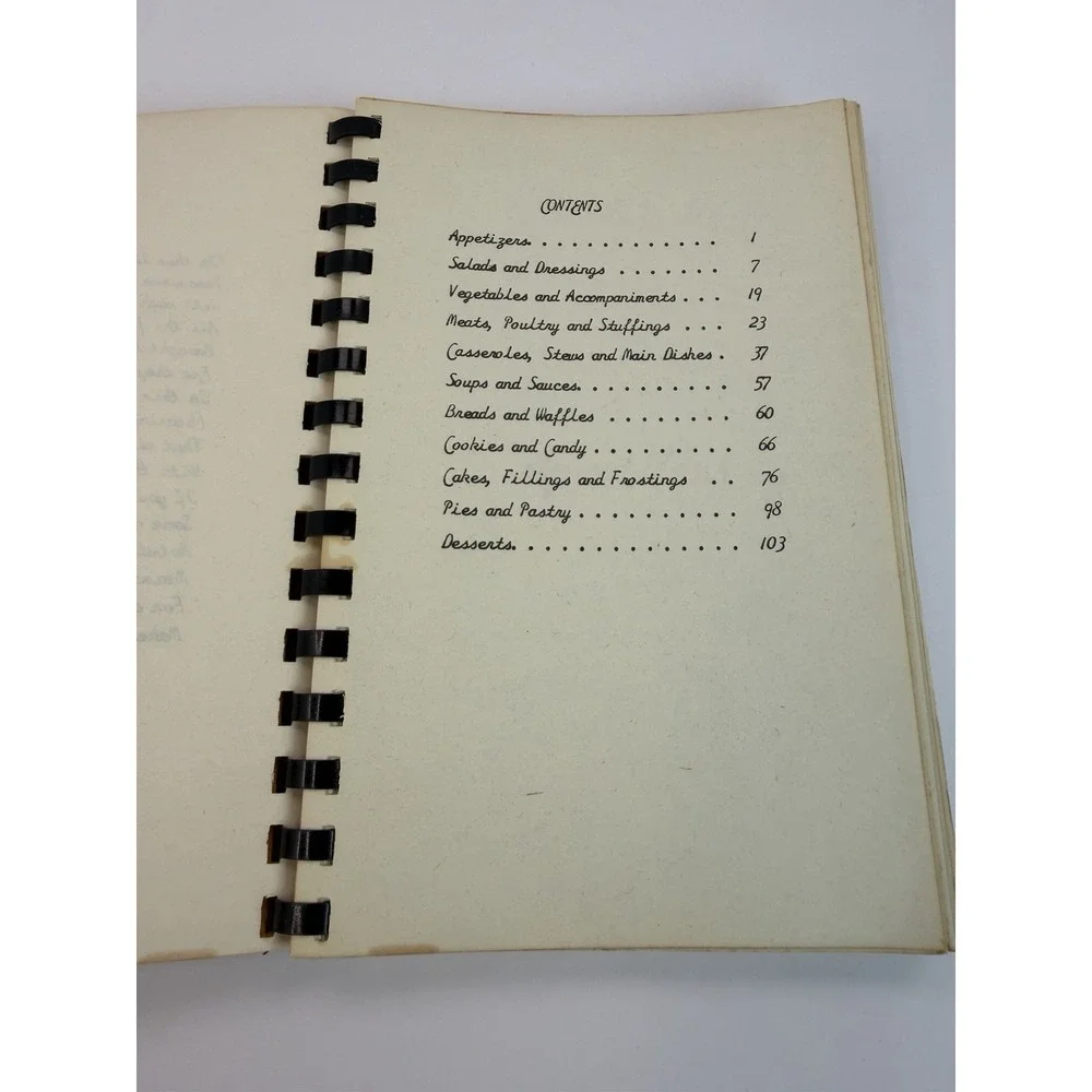 Lexington Junior High School Local Cookbook Cypress California 1974 Vintage
